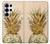 S3490 Gold Pineapple Case For Samsung Galaxy S25 Ultra
