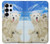 S3794 Arctic Polar Bear and Seal Paint Case For Samsung Galaxy S25 Ultra