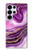 S3896 Purple Marble Gold Streaks Case For Samsung Galaxy S25 Ultra