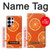 S3946 Seamless Orange Pattern Case For Samsung Galaxy S25 Ultra