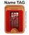 S0058 British Red Telephone Box Magnetic Card Holder Wallet Stand with MagSafe for iPhone 16 15 14 13 Pro Max