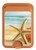 S1117 Starfish on the Beach Magnetic Card Holder Wallet Stand with MagSafe for iPhone 16 15 14 13 Pro Max