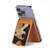 S1383 Paper Sculpture Eagle Magnetic Card Holder Wallet Stand with MagSafe for iPhone 16 15 14 13 Pro Max