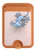 S1631 Funny Gecko Lizard Magnetic Card Holder Wallet Stand with MagSafe for iPhone 16 15 14 13 Pro Max