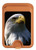 S2046 Bald Eagle Magnetic Card Holder Wallet Stand with MagSafe for iPhone 16 15 14 13 Pro Max