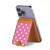 S2358 Pink Polka Dots Magnetic Card Holder Wallet Stand with MagSafe for iPhone 16 15 14 13 Pro Max