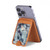S2689 Blue Marble Texture Graphic Printed Magnetic Card Holder Wallet Stand with MagSafe for iPhone 16 15 14 13 Pro Max