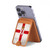 S2972 Northern Ireland Football Magnetic Card Holder Wallet Stand with MagSafe for iPhone 16 15 14 13 Pro Max