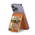 S3138 Cute Baby Sloth Paint Magnetic Card Holder Wallet Stand with MagSafe for iPhone 16 15 14 13 Pro Max