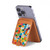 S3391 Abstract Art Mosaic Tiles Graphic Magnetic Card Holder Wallet Stand with MagSafe for iPhone 16 15 14 13 Pro Max
