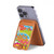 S3407 Hippie Art Magnetic Card Holder Wallet Stand with MagSafe for iPhone 16 15 14 13 Pro Max