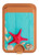S3428 Aqua Wood Starfish Shell Magnetic Card Holder Wallet Stand with MagSafe for iPhone 16 15 14 13 Pro Max