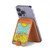 S3435 Tarot Card Moon Magnetic Card Holder Wallet Stand with MagSafe for iPhone 16 15 14 13 Pro Max