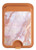 S3482 Soft Pink Marble Graphic Print Magnetic Card Holder Wallet Stand with MagSafe for iPhone 16 15 14 13 Pro Max