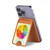 S3493 Colorful Lemon Magnetic Card Holder Wallet Stand with MagSafe for iPhone 16 15 14 13 Pro Max