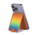 S3698 LGBT Gradient Pride Flag Magnetic Card Holder Wallet Stand with MagSafe for iPhone 16 15 14 13 Pro Max