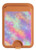 S3706 Pastel Rainbow Galaxy Pink Sky Magnetic Card Holder Wallet Stand with MagSafe for iPhone 16 15 14 13 Pro Max