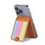S3849 Colorful Vertical Colors Magnetic Card Holder Wallet Stand with MagSafe for iPhone 16 15 14 13 Pro Max