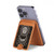 S3854 Mystical Sun Face Crescent Moon Magnetic Card Holder Wallet Stand with MagSafe for iPhone 16 15 14 13 Pro Max