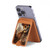 S3949 Steampunk Skull Smoking Magnetic Card Holder Wallet Stand with MagSafe for iPhone 16 15 14 13 Pro Max