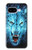 S0752 Blue Fire Grim Wolf Case For Google Pixel 9a