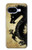 S1482 Black Dragon Painting Case For Google Pixel 9a