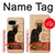 S2739 Chat Noir Black Cat Vintage Case For Google Pixel 9a