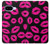 S2933 Pink Lips Kisses on Black Case For Google Pixel 9a
