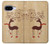 S3081 Wooden Raindeer Graphic Printed Case For Google Pixel 9a