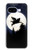 S3289 Flying Pig Full Moon Night Case For Google Pixel 9a