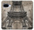 S3416 Eiffel Tower Blueprint Case For Google Pixel 9a