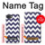 S2345 Navy Blue Shavron Zig Zag Pattern Case For iPhone 16e