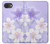 S2361 Purple White Flowers Case For iPhone 16e