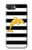 S2882 Black and White Striped Gold Dolphin Case For iPhone 16e
