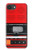S3204 Red Cassette Recorder Graphic Case For iPhone 16e