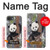 S3793 Cute Baby Panda Snow Painting Case For iPhone 16e