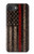 S3804 Fire Fighter Metal Red Line Flag Graphic Case For iPhone 16e, 17e