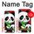 S3929 Cute Panda Eating Bamboo Case For iPhone 16e