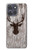 S2505 Reindeer Head Old Wood Texture Graphic Case For Motorola Moto G Power (2025)