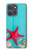 S3428 Aqua Wood Starfish Shell Case For Motorola Moto G Power (2025,2026)