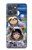 S3915 Raccoon Girl Baby Sloth Astronaut Suit Case For Motorola Moto G Power (2025,2026)