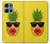 S2443 Funny Pineapple Sunglasses Kiss Case For Motorola Moto G 5G (2025)