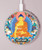 S1256 Buddha Paint Wireless Charger Pad 15W Type-C iPhone Android LED Light Charging Station