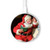 S1417 Santa Claus Merry Xmas Wireless Charger Pad 15W Type-C iPhone Android LED Light Charging Station