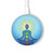 S2295 Bhuddha Aura Chakra Balancing Healing Wireless Charger Pad 15W Type-C iPhone Android LED Light Charging Station