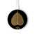 S2331 Gold Leaf Buddhist Om Symbol Wireless Charger Pad 15W Type-C iPhone Android LED Light Charging Station