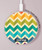 S2362 Rainbow Colorful Shavron Zig Zag Pattern Wireless Charger Pad 15W Type-C iPhone Android LED Light Charging Station