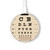 S2502 Eye Exam Chart Decorative Decoupage Poster Wireless Charger Pad 15W Type-C iPhone Android LED Light Charging Station S2502 Eye Exam Chart Decorative Decoupage Poster Wireless Charger Pad 15W Type-C iPhone Android LED Light Charging Station