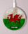 S2976 Wales Football Soccer Flag Wireless Charger Pad 15W Type-C iPhone Android LED Light Charging Station
