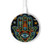 S3175 Hamsa Hand Mosaics Wireless Charger Pad 15W Type-C iPhone Android LED Light Charging Station